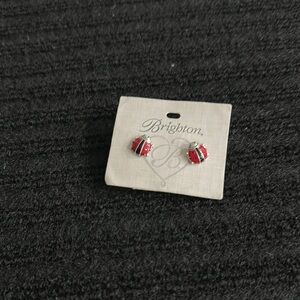 Retired Brighton Red Ladybug Earrings